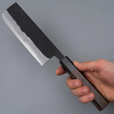 Shiro Kamo Aogami Super Wenge Nakiri 