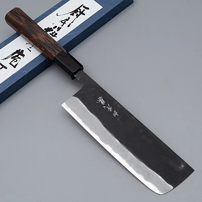 Shiro Kamo Aogami Super Wenge Nakiri 