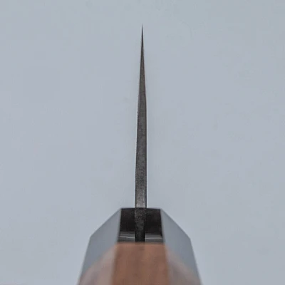 Shiro Kamo Aogami Super Walnut Gyuto 24 cm