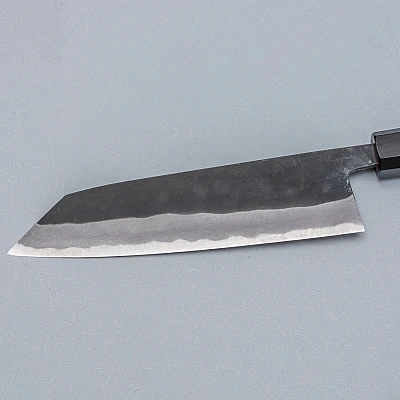 Shiro Kamo Aogami Super Walnut Bunka 17 cm