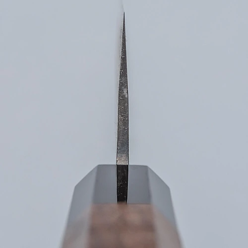 Shiro Kamo Aogami Super Walnut Bunka 17 cm