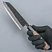 Shiro Kamo Aogami Super Walnut Bunka 17 cm