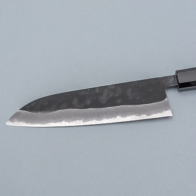 Shiro Kamo Aogami Super Walnut Santoku