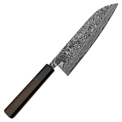Shiro Kamo SG2 Damask Santoku
