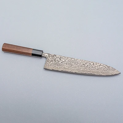 Shiro Kamo SG2 Damask Walnut Chef's Knife 24 cm