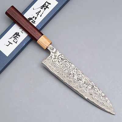 Shiro Kamo SG2 Damast Rengas Chef's Knife 21 cm