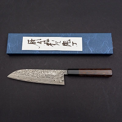 Shiro Kamo SG2 Damask Santoku