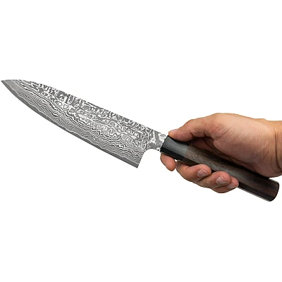 Shiro Kamo SG2 Damask Chef's Knife 21 cm