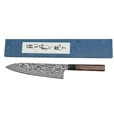 Shiro Kamo SG2 Damask Chef's Knife 24 cm