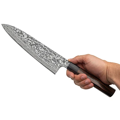 Shiro Kamo SG2 Damask Chef's Knife 24 cm