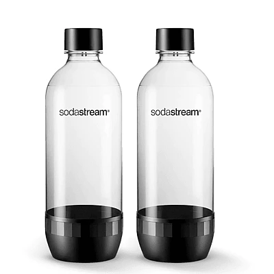 SodaStream Flessen 2 Stuks Zwart 