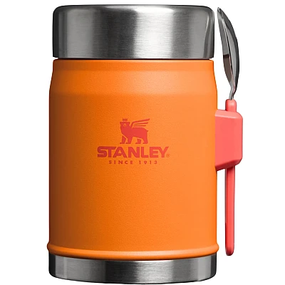 Stanley Adventure Vacuum Food Jar 400 ml + Spork Coral