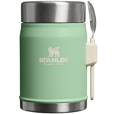 Stanley Adventure Vacuum Food Jar 400 ml + Spork Pistachio
