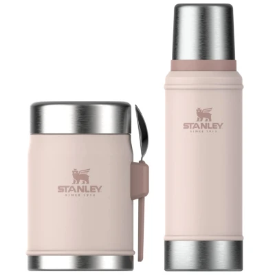 Stanley Adventure Vacuum Food Jar + Thermosfles Rose Quartz