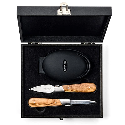 Laguiole Style de Vie Oestergeschenkset Olijfhout