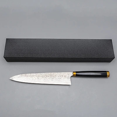 Takeshi Saji R2 Fujin Raiijin Makie Tsuchime Gyuto 24 cm 