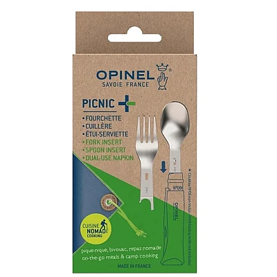 Opinel no. 8 Picnic Opzetstukken (3 delig)