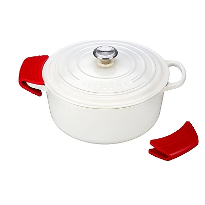 Le Creuset Silikon Griffe Kirsche Rot