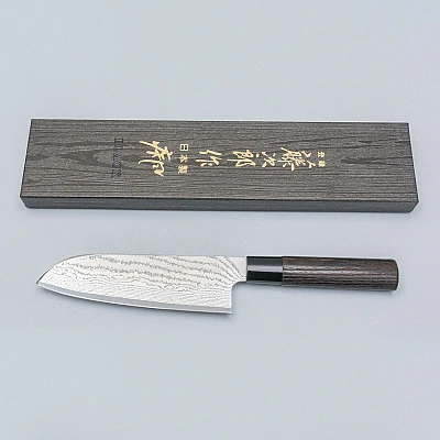 Tojiro Shippu Black Santoku 17 cm