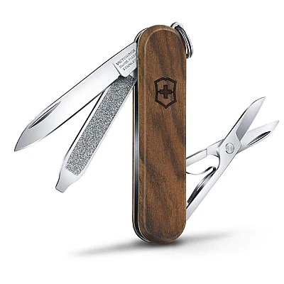 Victorinox Classic SD Walnoothout