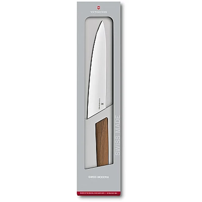 Victorinox Swiss Modern Walnut Vleesmes 22 cm