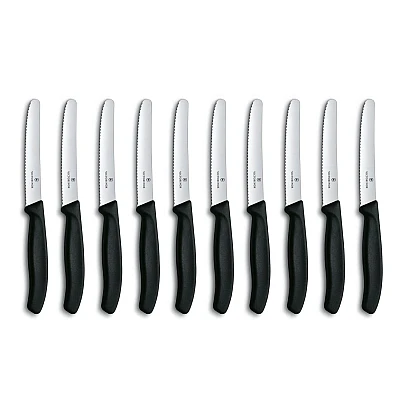 Victorinox Tafelbestek Kartelmes Zwart Set (10 stuks)