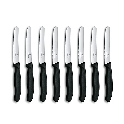 Victorinox Tafelbestek Kartelmes Zwart Set (8 stuks)