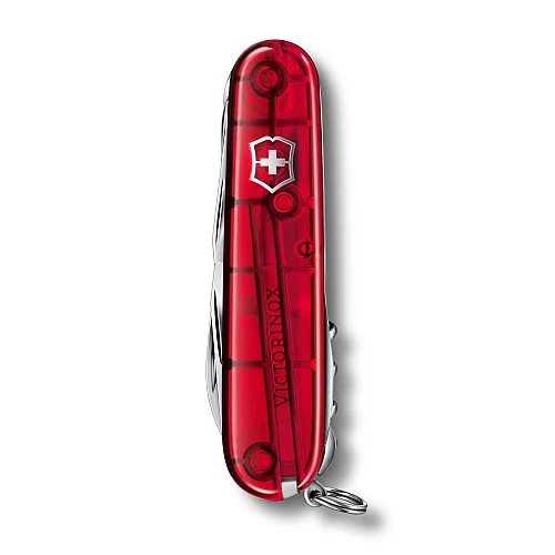 victorinox huntsman rood transparant