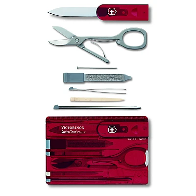 Victorinox Swisscard Zakmes Rood