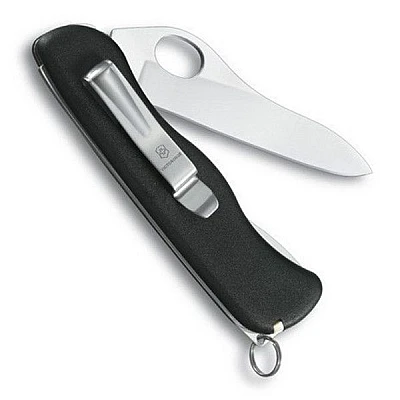 Victorinox Sentinel Clip Zwart Zakmes