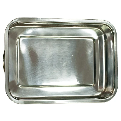 Birds roasting pan stainless steel 25 x 18 cm