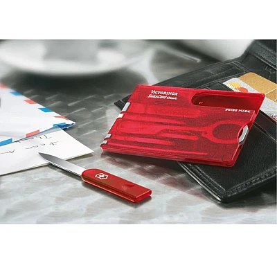Victorinox Swisscard Zakmes Rood