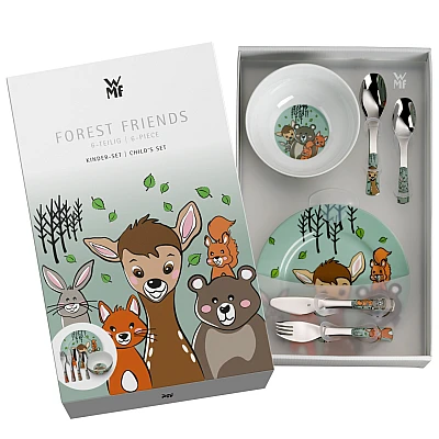WMF Kinderbestek Forest Friends 6-delig
