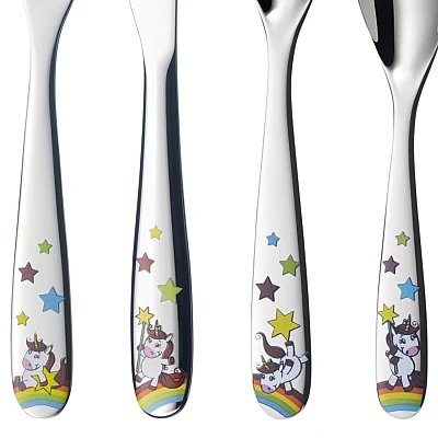 WMF Kinderbestek Unicorn 4-delig