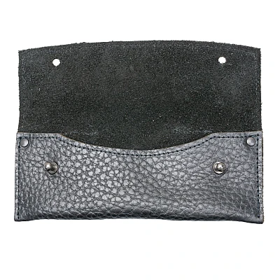 Wunschleder Leren  Riemetui Zwart