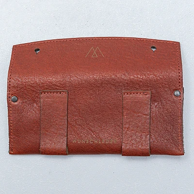 Wunschleder Leren  Riemetui Cognac