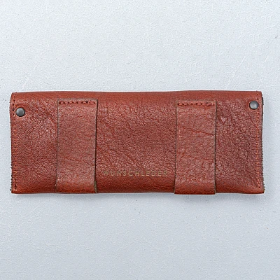 Wunschleder Leren  Riemetui Cognac