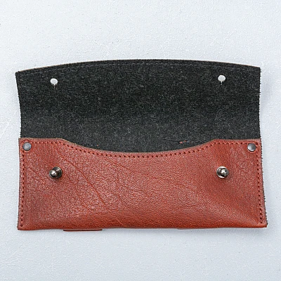 Wunschleder Leren  Riemetui Cognac