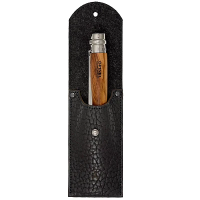 Wunschleder Leren Riemetui Zwart