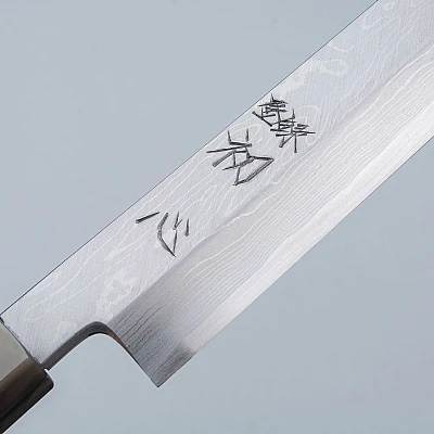 Yamawaki Hamono Aogami Damast Ebony Sakimaru Takohiki 33 cm