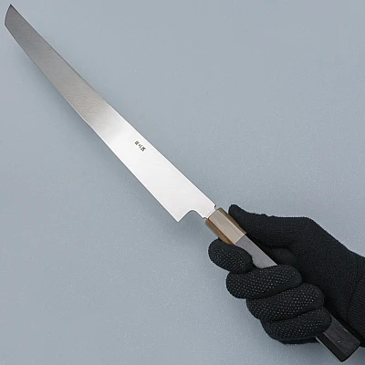 Yamawaki Hamono Ginsan Ebony Sakimaru Takohiki 39 cm