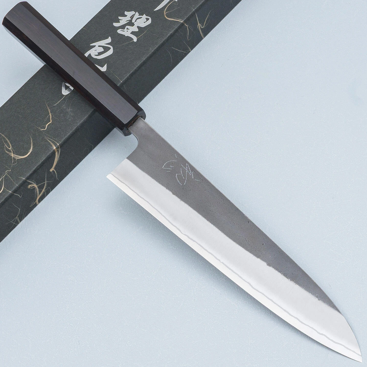Yoshikane Shirogami #2 Kurouchi Nashiji Gyuto 21 cm | Knivesworld.eu