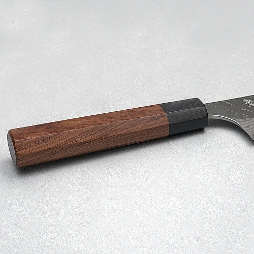 Yoshimi Kato VG10 Tsuchime Damask Rosewood Bunka