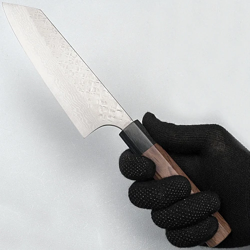 Yoshimi Kato VG10 Tsuchime Damask Rosewood Bunka