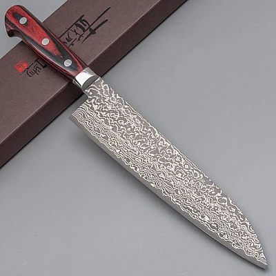 Yoshimi Kato VG10 Damast Yo Gyuto 21 cm