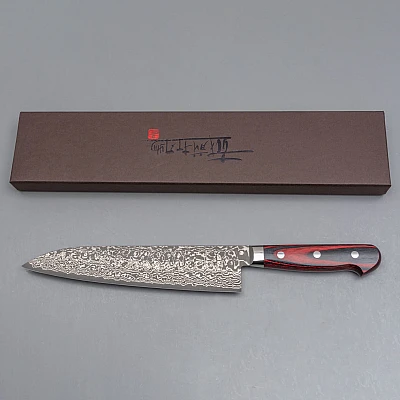 Yoshimi Kato VG10 Damast Yo Gyuto 21 cm