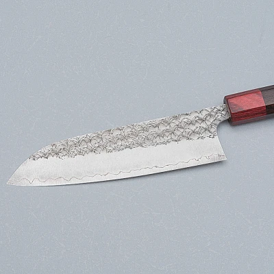 Yoshimi Kato SG2 Minamo Rosewood Santoku 17 cm