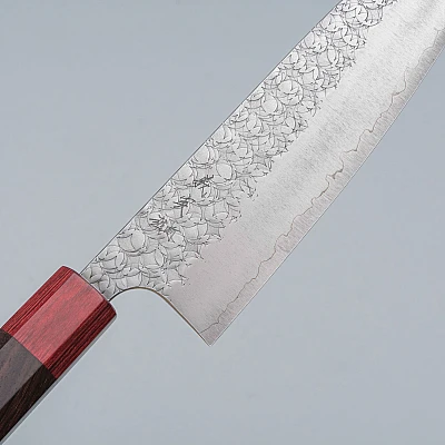 Yoshimi Kato SG2 Minamo Rosewood Santoku 17 cm