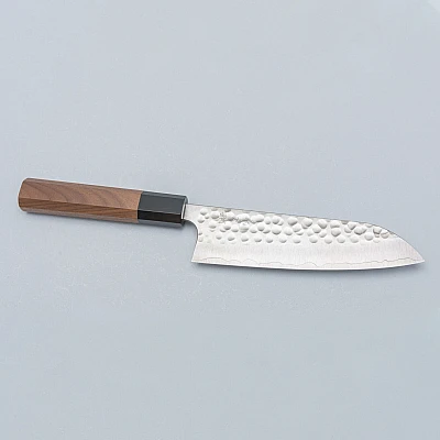 Yoshimi Kato SG2 Tsuchime Santoku 17 cm
