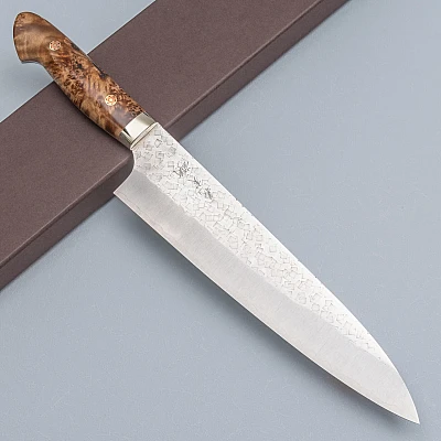 Yoshimi Kato SG2 Tsuchime Premium Gyuto 21 cm